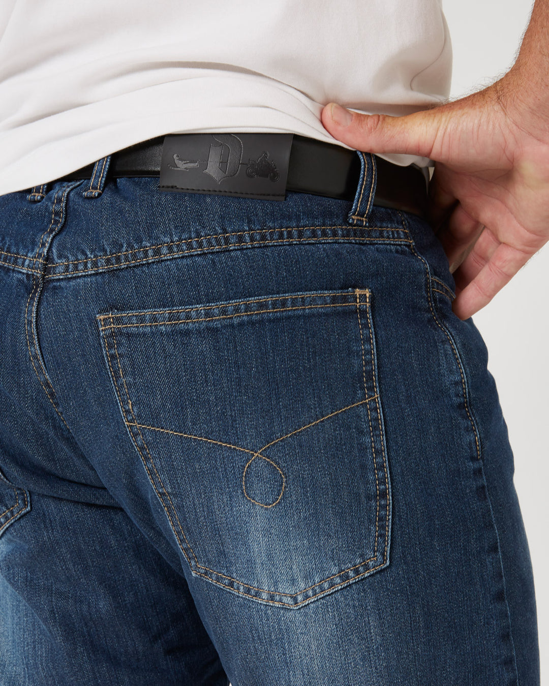HOLESHOT FULLY LINED MENS MOTORCYCLE JEANS