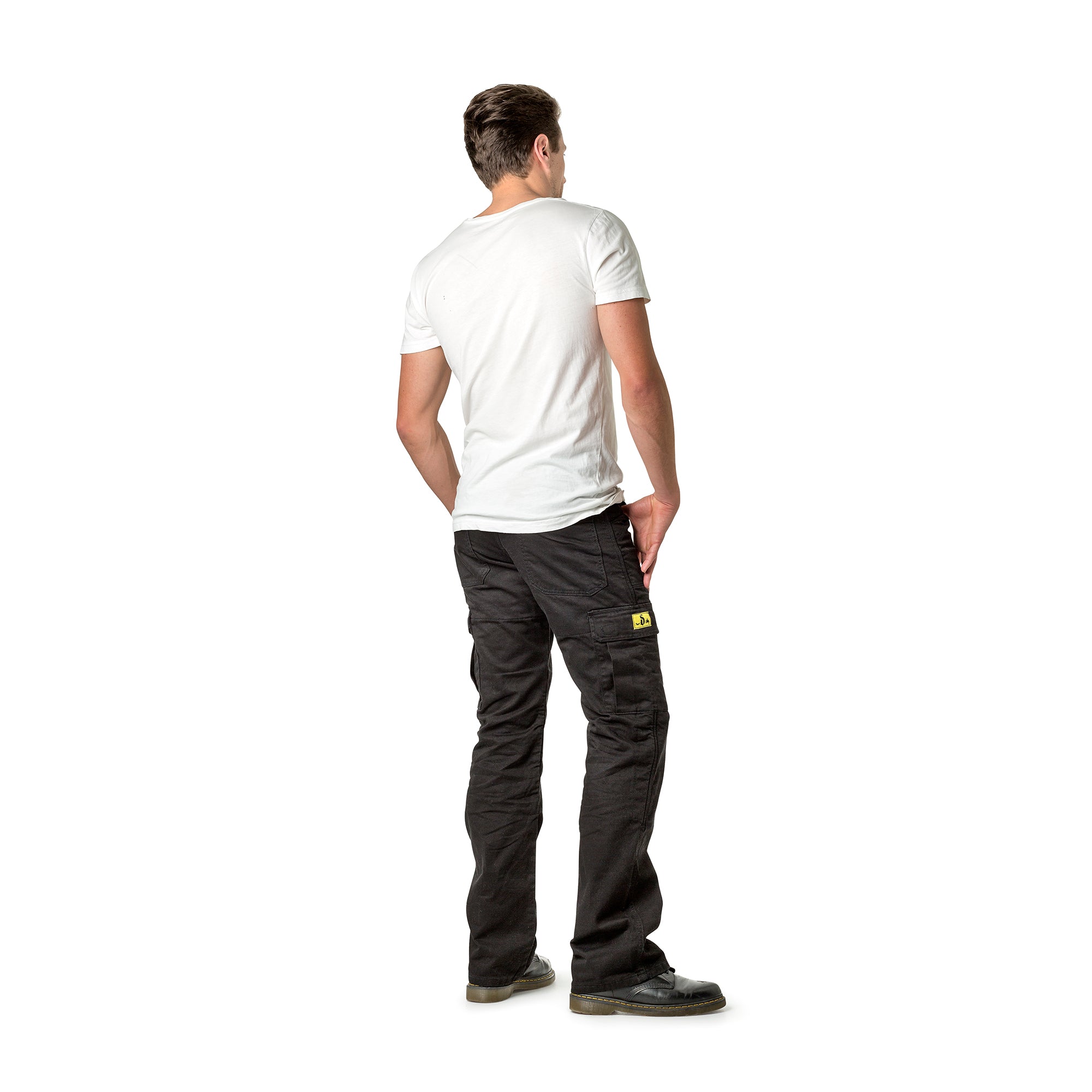 Black Cargo Motorcycle Trousers  Dragon Rider