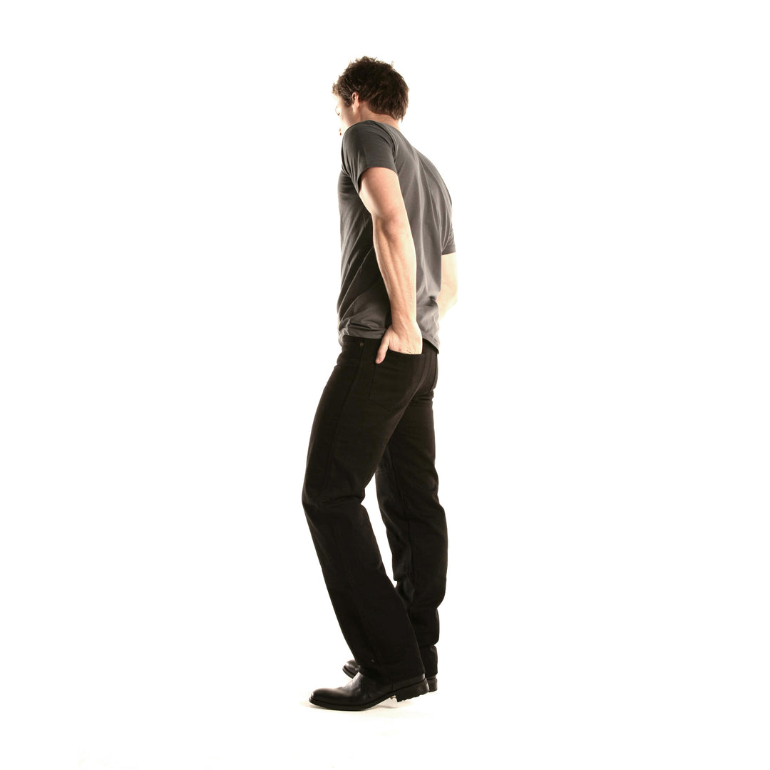 Men's Oilskins Draggin Jeans motorcycle pants back