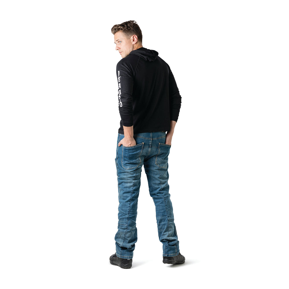 Men's Razzo Draggin Jeans motorcycle pants back